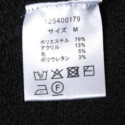 Wool Over Knit Polo / ウールオーバーニットポロ KKP （ブラック）｜詳細画像
