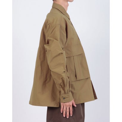 メゾンクラブ MAISON CLUB Relaxed Nylon Fatigue Jacket / リラックスナイロンファティーグジャケット SNF （ベージュ）｜詳細画像