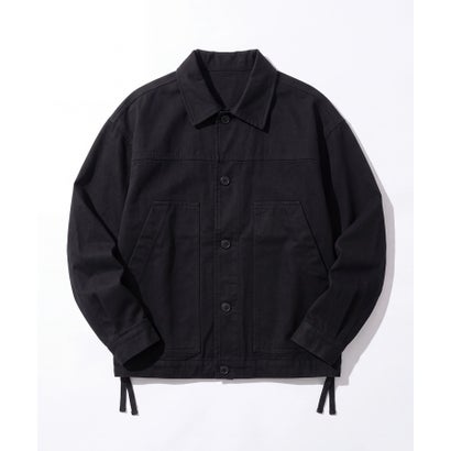 メゾンクラブ MAISON CLUB Cotton Hunting Single Jacket / コットンハンティングシングルジャケット SNF （ブラック）｜詳細画像