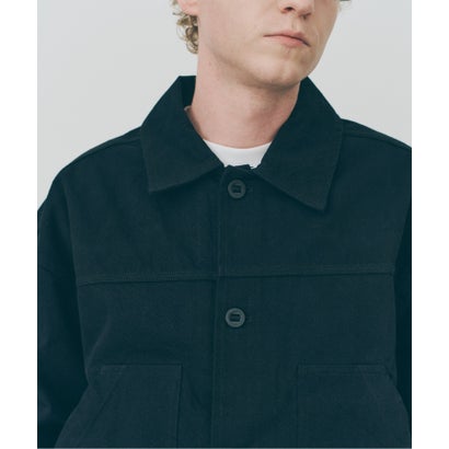 メゾンクラブ MAISON CLUB Cotton Hunting Single Jacket / コットンハンティングシングルジャケット SNF （ブラック）｜詳細画像