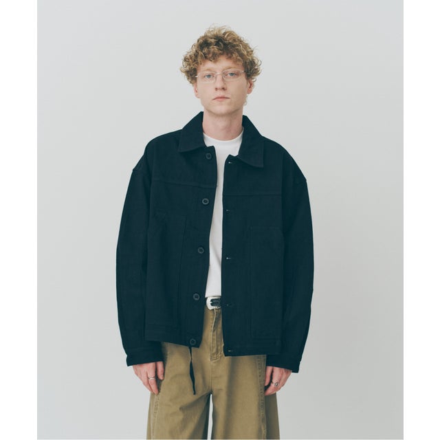 Cotton Hunting Single Jacket / コットンハンティングシングルジャケット SNF （ブラック）