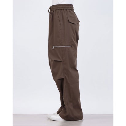 Side Zip Cargo Over Pants / サイドジップカーゴオーバーパンツ SNF （ブラウン）｜詳細画像