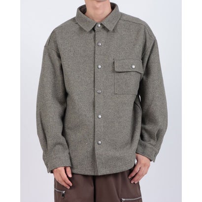 メゾンクラブ MAISON CLUB Wool Over CPO Jacket / ウールオーバーCPOジャケット SNF （グレー）｜詳細画像