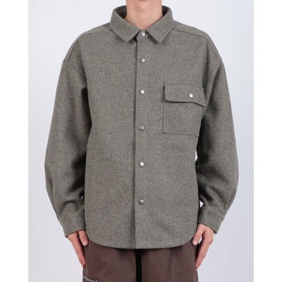 メゾンクラブ MAISON CLUB Wool Over CPO Jacket / ウールオーバーCPOジャケット SNF （グレー）｜詳細画像