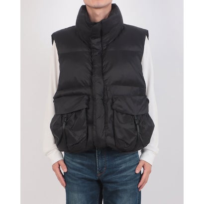 Tech Backpacker Down Vest / テックバックパッカーダウンベスト SNF （ブラック）｜詳細画像