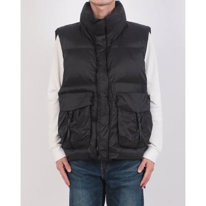 Tech Backpacker Down Vest / テックバックパッカーダウンベスト SNF （ブラック）｜詳細画像