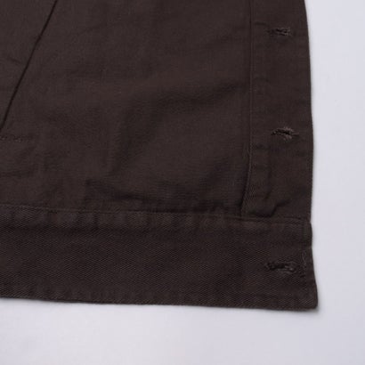 メゾンクラブ MAISON CLUB Cotton Hunting Jacket / コットンハンティングジャケット SNF （ブラック）｜詳細画像
