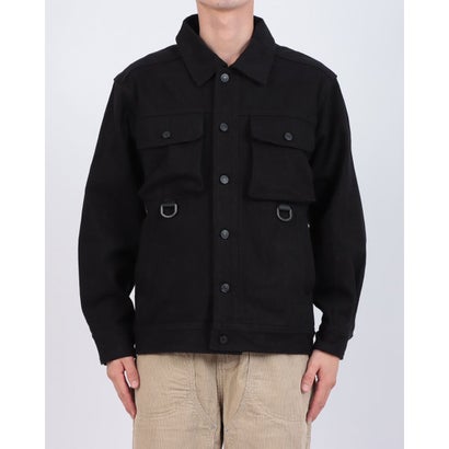 メゾンクラブ MAISON CLUB Cotton Hunting Jacket / コットンハンティングジャケット SNF （ブラック）｜詳細画像
