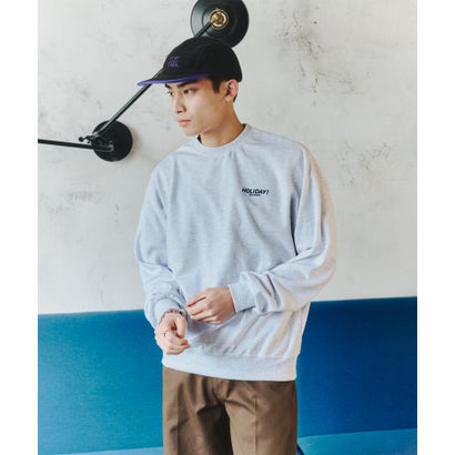 メゾンクラブ MAISON CLUB Record Graphic Sweat / レコード グラフィック スウェット【韓国デザイン】 NEO （グレー）｜詳細画像