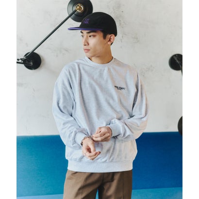 メゾンクラブ MAISON CLUB Record Graphic Sweat / レコード グラフィック スウェット【韓国デザイン】 NEO （グレー）｜詳細画像