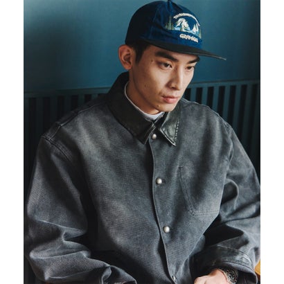 Mountain Embroidery Cap/マウンテン エンブロイダリー キャップ 【韓国デザイン】 NEO （ネイビー）｜詳細画像