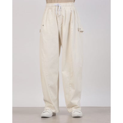 Washed Twill Utility Easy Pants / ウォッシュド ツイル ユーティリティ イージーパンツ【韓国デザイン】 NEO （ベージュ）｜詳細画像