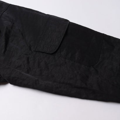 Nylon Panel Raglan Sweatshirt / ナイロンパネル ラグラン スウェットシャツ 【韓国デザイン】 NEO （ブラック）｜詳細画像
