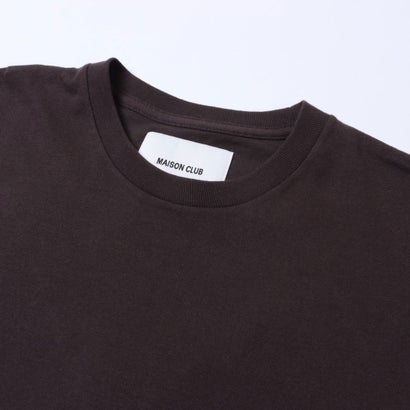 メゾンクラブ MAISON CLUB  Premium Cotton Over Size Tee オーバーサイズTee プレミアムコットン100％ Tシャツ 半袖 無地  WILL（グレー）｜詳細画像