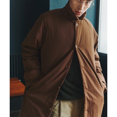 【MAISON CLUB】Light Padding Walker Coat / ライト中綿ウォーカーコート KKP （ブラウン）｜詳細画像