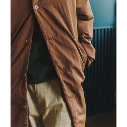 【MAISON CLUB】Light Padding Walker Coat / ライト中綿ウォーカーコート KKP （ブラウン）｜詳細画像