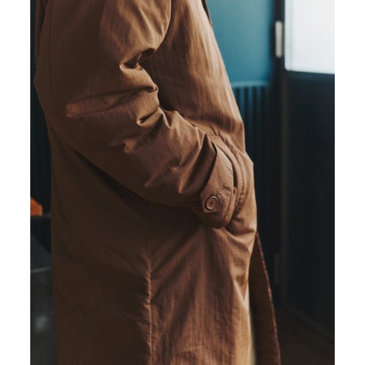 【MAISON CLUB】Light Padding Walker Coat / ライト中綿ウォーカーコート KKP （ブラウン）｜詳細画像