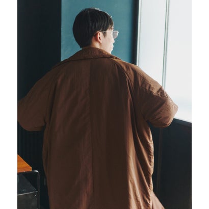 【MAISON CLUB】Light Padding Walker Coat / ライト中綿ウォーカーコート KKP （ブラウン）｜詳細画像
