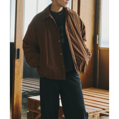 【MAISON CLUB】BalCollar Padding Blouson / バルカラー中綿ブルゾン KKP （ブラウン）｜詳細画像