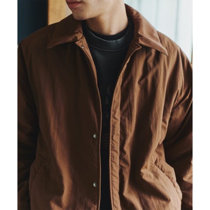 【MAISON CLUB】BalCollar Padding Blouson / バルカラー中綿ブルゾン KKP （ブラウン）｜詳細画像