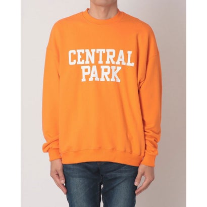 College Logo Sweatshirt/カレッジロゴ スウェットシャツ 【韓国デザイン】 NEO （オレンジ）｜詳細画像