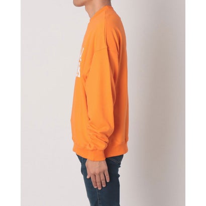 College Logo Sweatshirt/カレッジロゴ スウェットシャツ 【韓国デザイン】 NEO （オレンジ）｜詳細画像