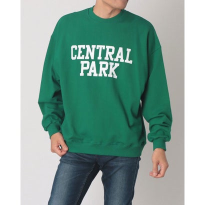 College Logo Sweatshirt/カレッジロゴ スウェットシャツ 【韓国デザイン】 NEO （グリーン）｜詳細画像