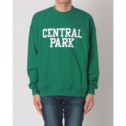 College Logo Sweatshirt/カレッジロゴ スウェットシャツ 【韓国デザイン】 NEO （グリーン）｜詳細画像