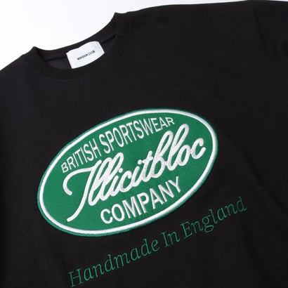 British Sportswear Embroidery Sweatshirt/ブリティッシュスポーツウェア エンブロイダリー スウェットシャツ【韓国デザイン】NEO （ライトグレー）｜詳細画像