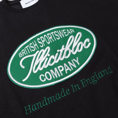 British Sportswear Embroidery Sweatshirt/ブリティッシュスポーツウェア エンブロイダリー スウェットシャツ【韓国デザイン】NEO （ライトグレー）｜詳細画像