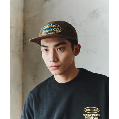 Graphic Embroidery Cap/グラフィック エンブロイダリー キャップ 【韓国デザイン】 NEO （ダークブラウン）｜詳細画像