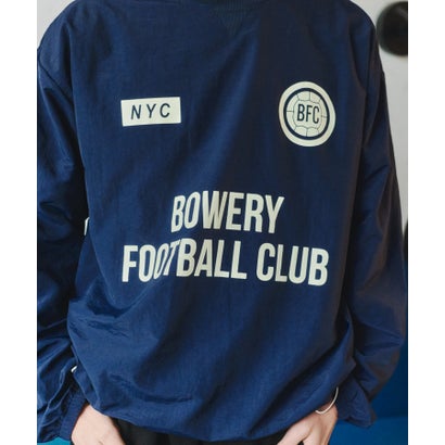 Football Club Nylon Pullover/フットボールクラブ ナイロン プルオーバー 【韓国デザイン】 NEO （ネイビー）｜詳細画像