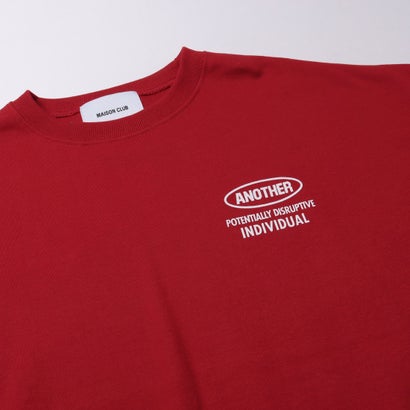 Label Back Print Sweat / ラベル バックプリント スウェット 【韓国デザイン】 NEO （ブラック）｜詳細画像