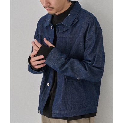 メゾンクラブ MAISON CLUB Smooth Comfort Mock Neck Tee with Thumbhole WILL （ブラック）｜詳細画像
