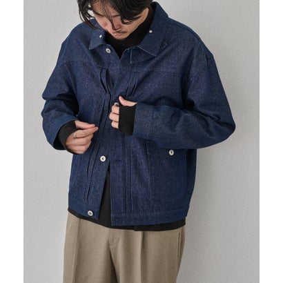 メゾンクラブ MAISON CLUB Smooth Comfort Mock Neck Tee with Thumbhole WILL （ブラック）｜詳細画像