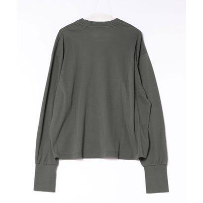 Smooth Comfort Crew Neck Tee with Thumbhole WILL （チャコールグレー）｜詳細画像