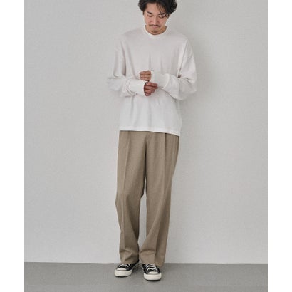 Smooth Comfort Crew Neck Tee with Thumbhole WILL （ホワイト）｜詳細画像
