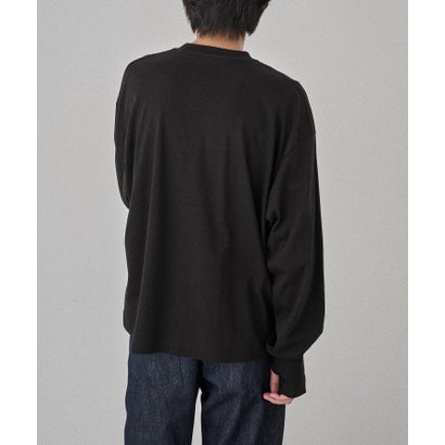 Smooth Comfort Crew Neck Tee with Thumbhole WILL （ブラック）｜詳細画像