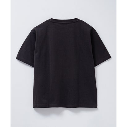 ワッペンクロップドTシャツ （ネイビー×パープル）｜詳細画像
