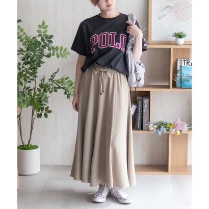 ワッペンクロップドTシャツ （ネイビー×パープル）｜詳細画像
