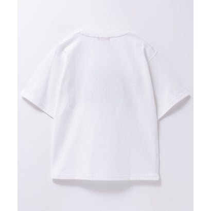 ワッペンクロップドTシャツ （ネイビー×パープル）｜詳細画像
