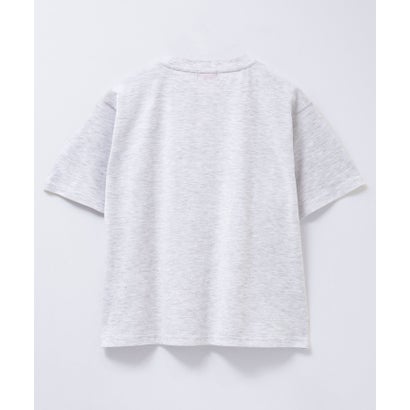 ワッペンクロップドTシャツ （ネイビー×パープル）｜詳細画像
