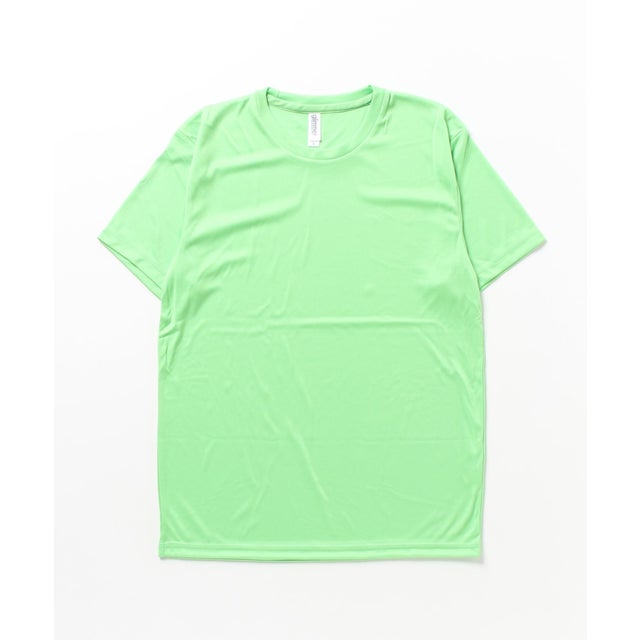 【Printstar】3.5オンス インターロックドライTシャツ ジム ランニング ヨガ ピラティス フィットネス 00350 （ライム）