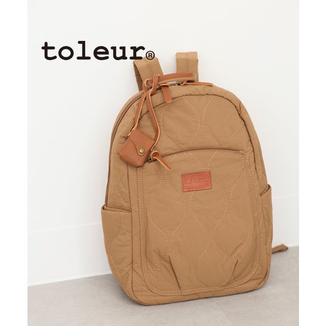 トーラ toleur A4 ナイロン キルティング リュック リュックサック 