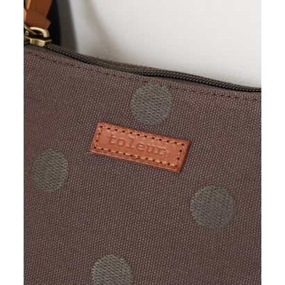 トーラ toleur ドット刺繍ミニサコッシュ 11952 （ダークグレー）｜詳細画像