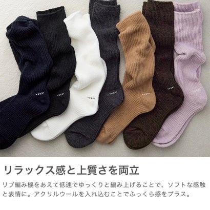 靴下 メンズ レディース 消臭 おしゃれ くつ下 ソックス 綿 無地 シンプル カジュアル 厚手 日本製 PROTECTION SE Crispy warm 124500091 （brown）｜詳細画像