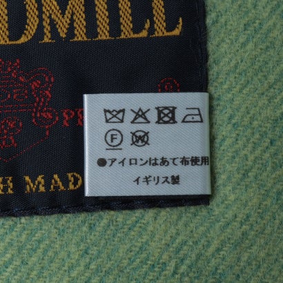 70cm×190cm Knee Rug 大判ストール （グリーン系1）｜詳細画像