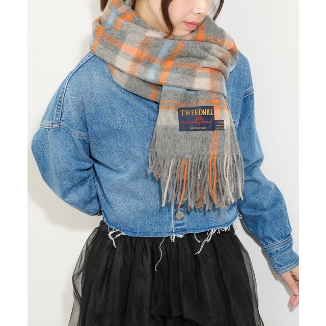 70cm×190cm Knee Rug 大判ストール （グレー系その他）