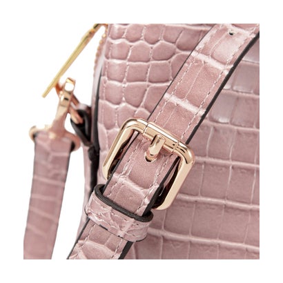 バッグ ショルダーバッグ レディース SHINY SMALL CROCO BIG TASSEL BAG ブラック UNG-51470｜詳細画像