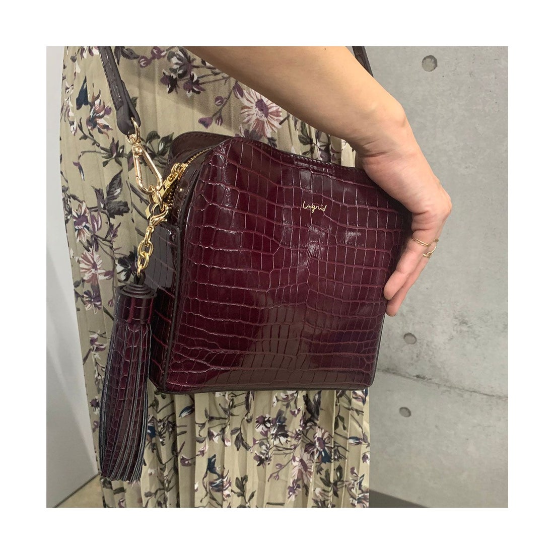 アングリッド Ungrid バッグ ショルダーバッグ レディース SHINY SMALL 